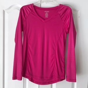 Jockey long sleeve knit top. Size large.